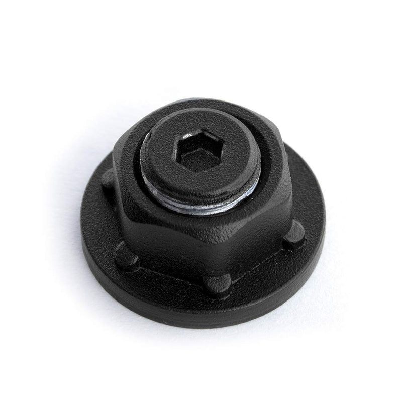[Australia - AusPower] - OZCO 56621 1-1/2-inch Hex Cap Nut, (10 per Pack), Black 