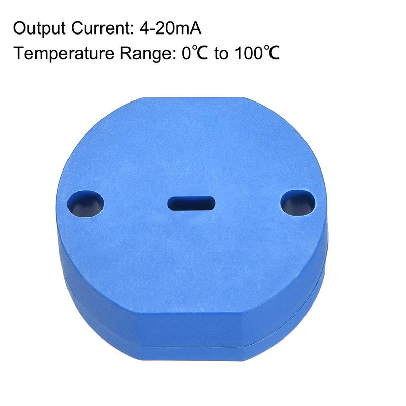 [Australia - AusPower] - uxcell PT100 Temperature Sensor Transmitter 24V DC 4-20mA 0℃ to 100℃ 