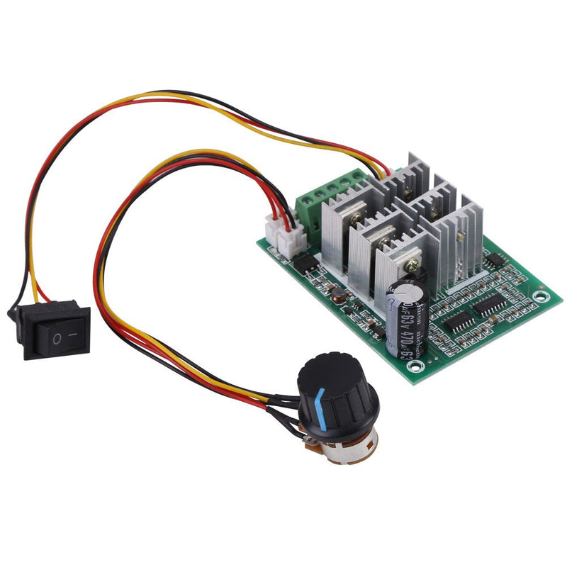 [Australia - AusPower] - Motor Speed Controller, DC 5V-36V 15A 3-Phase Brushless Motor Speed Control CW CCW Reversible Switch 