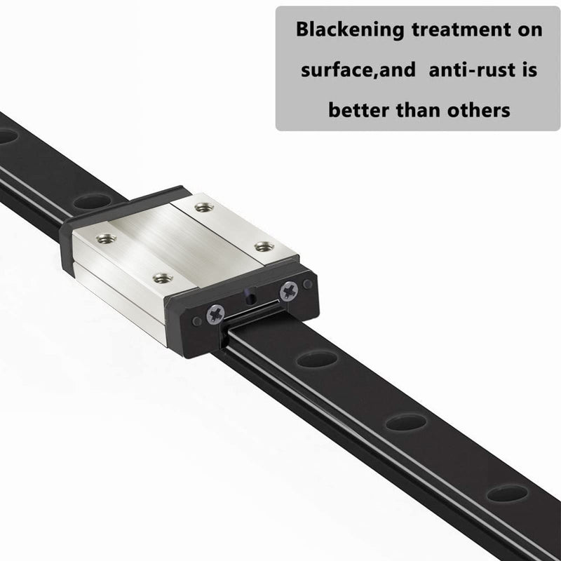 [Australia - AusPower] - UniTak3D Ender 3 MGN12 Linear Guide Rail 400mm with MGN12H Bearing Steel Carriage Block for Anycubic Ender 3 CoryXY DIY 3D Printer and CNC Machines 1 