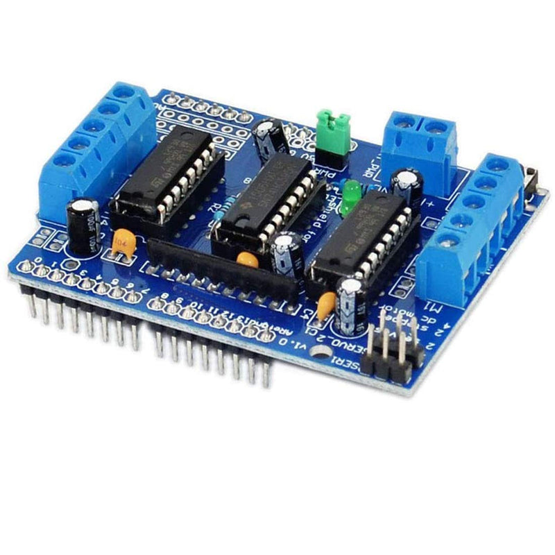 [Australia - AusPower] - HiLetgo L293D DC Motor Drive Shield Stepper Motor Drive Shield Expansion Board for Arduino Duemilanove Raspberry Pi 