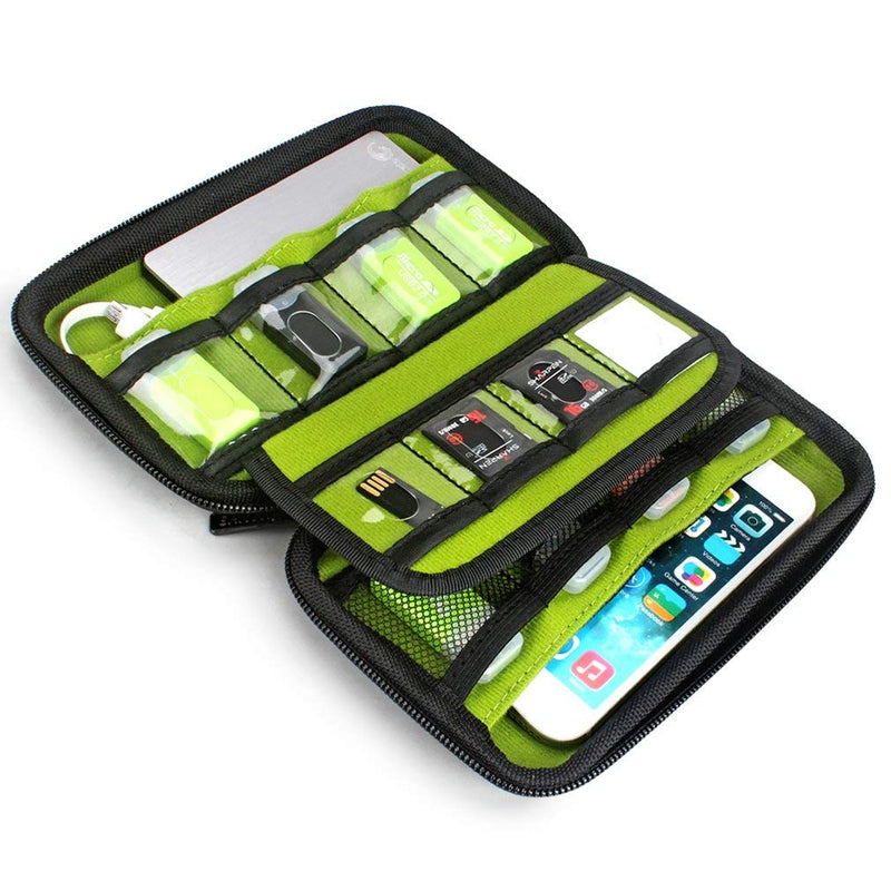 [Australia - AusPower] - Aprince Digital Gadget Case Waterproof Memory Card Case,Designed for External Hard Drive,USB Flash Drives,Power Banks - Best for Traveling Black 
