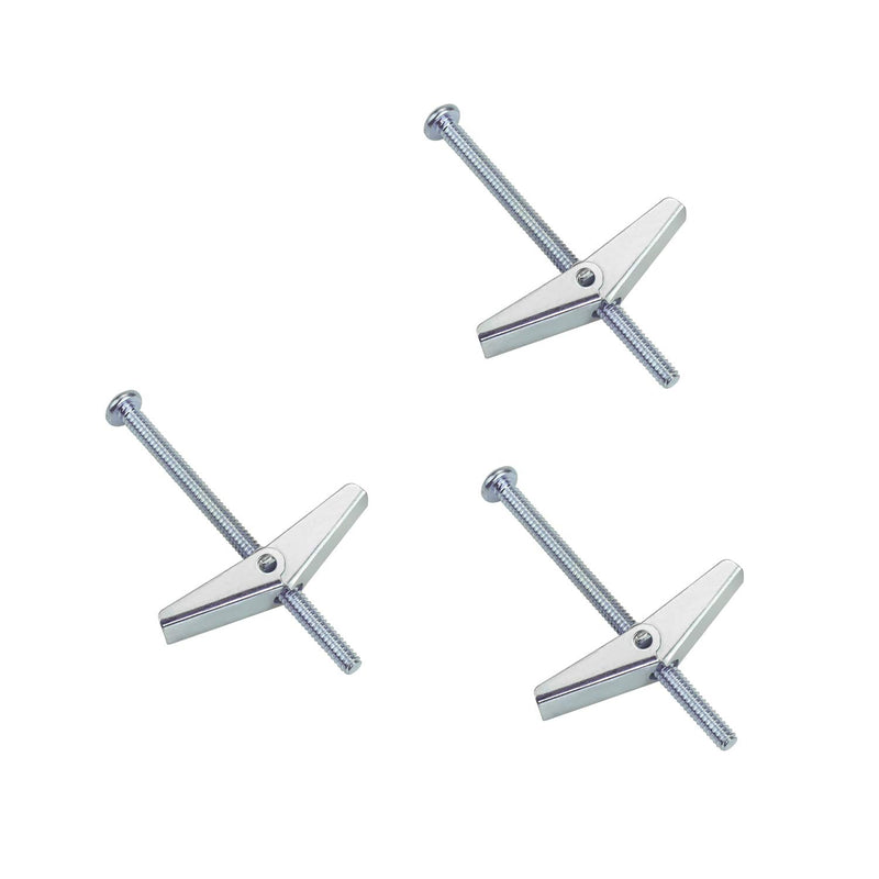 [Australia - AusPower] - Sutemribor 1/8X2-Inch Toggle Bolt and Wing Nut for Hanging Heavy Items on Drywall, 50 Pack 