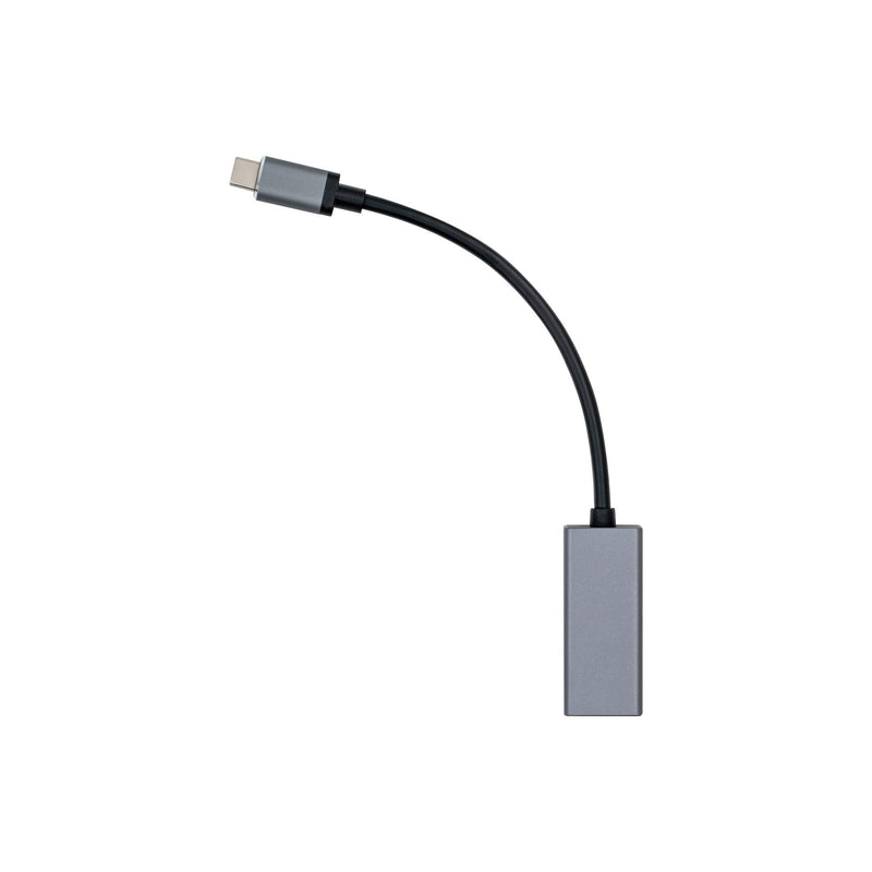 [Australia - AusPower] - VisionTek USB-C to Ethernet 1 Gbps Adapter (M/F) (901358), Gray 
