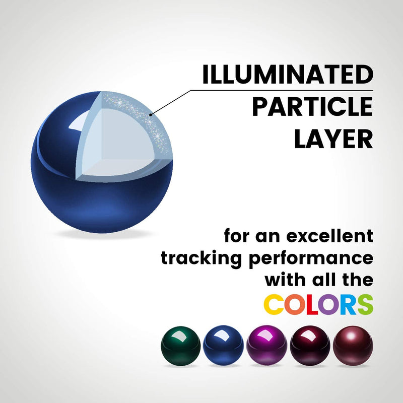 [Australia - AusPower] - Perixx PERIPRO-303GB Small Trackball 34mm Replacement Ball for Perimice and M570 Elecom Kensington Glossy Blue (18025) 