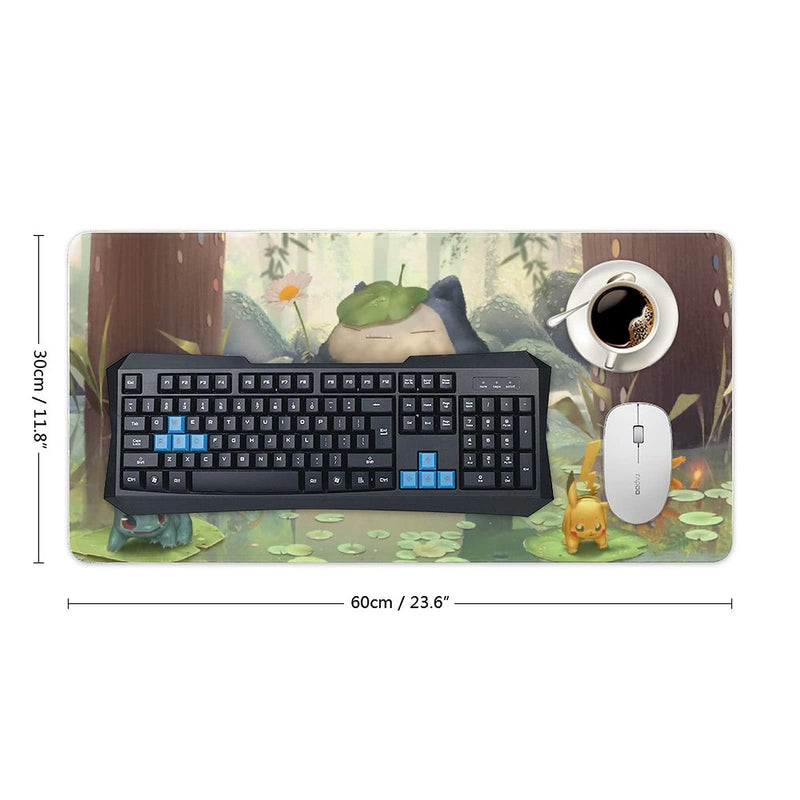 [Australia - AusPower] - Atury Extended Gaming Anime Mouse pad, Large Gaming Mousepad, Desk Mat, Waterproof Anti-Dirty Non Slip Stitched Edges Keyboard Mat, Perfect for Video Games, 60x30cm, 24x12 inch,Multi,23.6x11.8 inch 23.6x11.8 inch Multi7 
