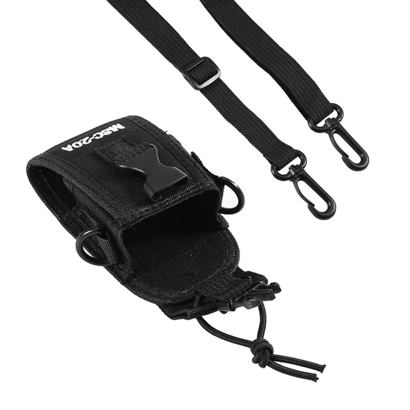 [Australia - AusPower] - Zerone Universal Walkie Talkie Nylon Belt Case Bag with Adjustable Shoulder Strap Two Way Radio Holder Holster Case MSC-20A for Kenwood/Motorola/ HYT Two-Way Radio 