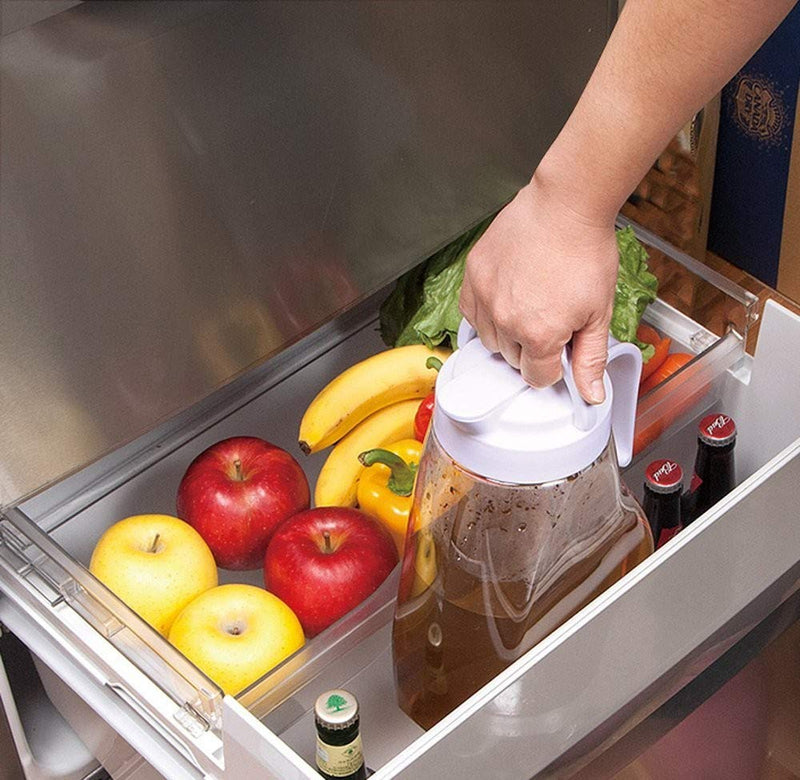 [Australia - AusPower] - Airtight Pitcher with Top Handle | 3.1QT (99oz) for Water, Coffee, Tea, & Other Beverages | Leak Proof & Space Saving, Dishwasher Safe | Made in Japan 3.1QT (99oz) 