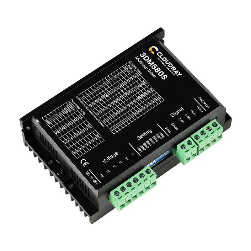 [Australia - AusPower] - Cloudray 3-Phase Stepper Motor Driver 3DM580S 1.0-8.0A 18-50VDC for CNC Nema 17, 23, 24 and 34 Stepper Motor 