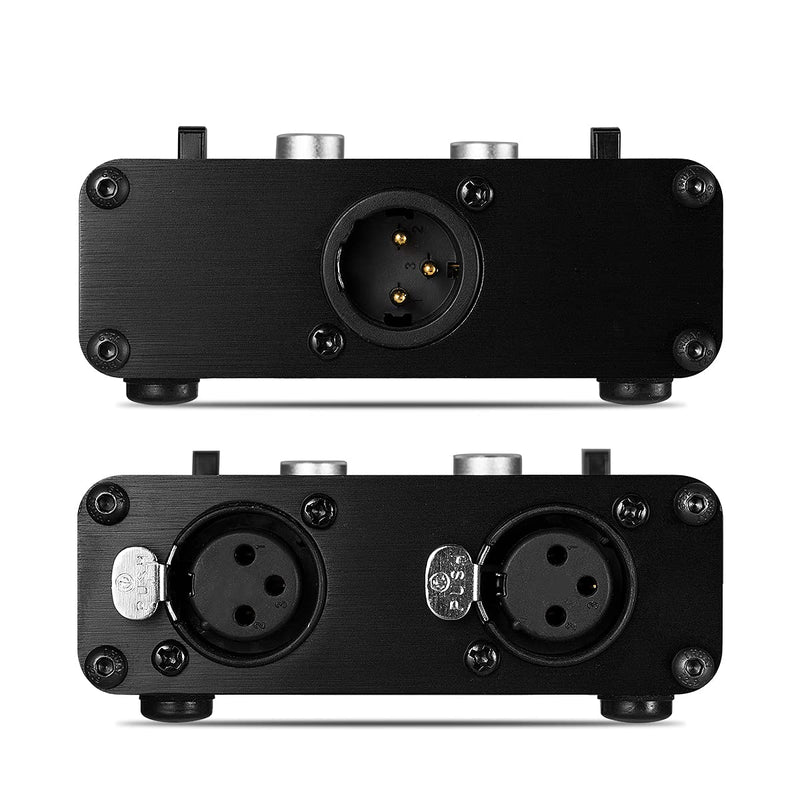 [Australia - AusPower] - 2 Way XLR Balanced Stereo Audio Switcher Passive A/B Mini Switch Box Mixer Sound Splitter (KN102, 2-IN-1-OUT) 