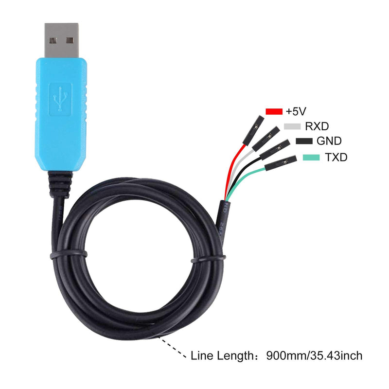 [Australia - AusPower] - 3Pack PL2303TA USB to TTL Serial Cable Debug Console Cable for Raspberry Pi 