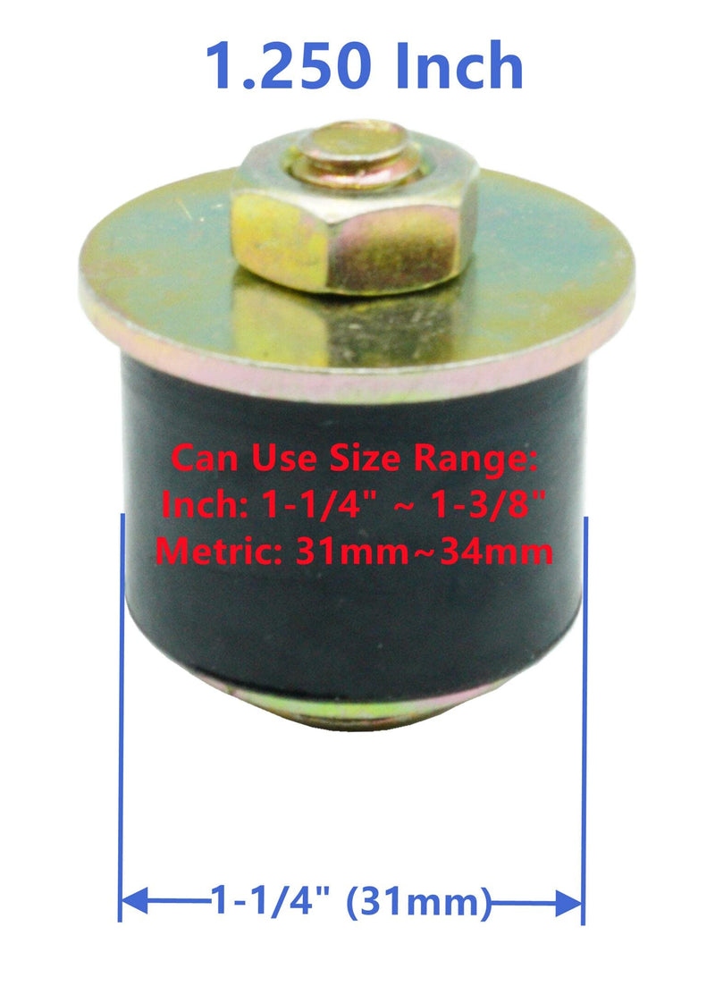 [Australia - AusPower] - Dsnaduo Automotive Neoprene Expansion Plug 1-1/4 inch to 1-3/8 inch (31mm -34mm),4 Pack Rubber Freeze Plug, Replace 58251 570-007.1 02601 