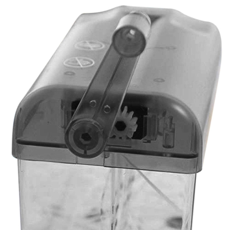 [Australia - AusPower] - Mini Hand Shredder SENREAL Portable Paper Shredder A6 Manual Shredder Documents Paper Cutting Tool Home Office Desktop Stationery-Black Black 