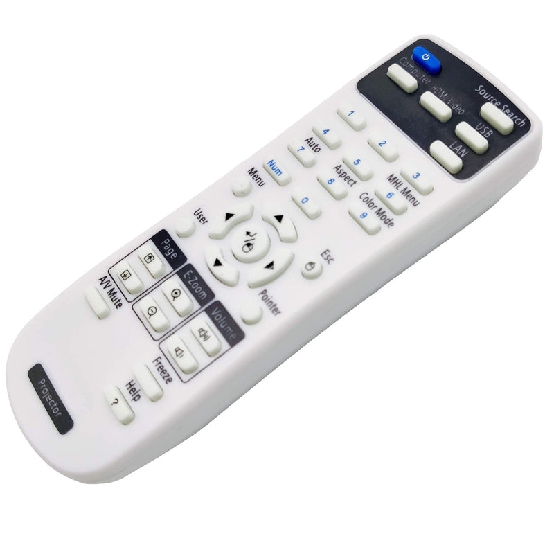 [Australia - AusPower] - InTeching 1456641 Projector Remote Control for Epson EX21, EX30, EX31, EX50, EX51, EX71, PowerLite 400W/ 410W/ 78/822+/ 822P/ 83+/ 83C/ 83V+/ S6 