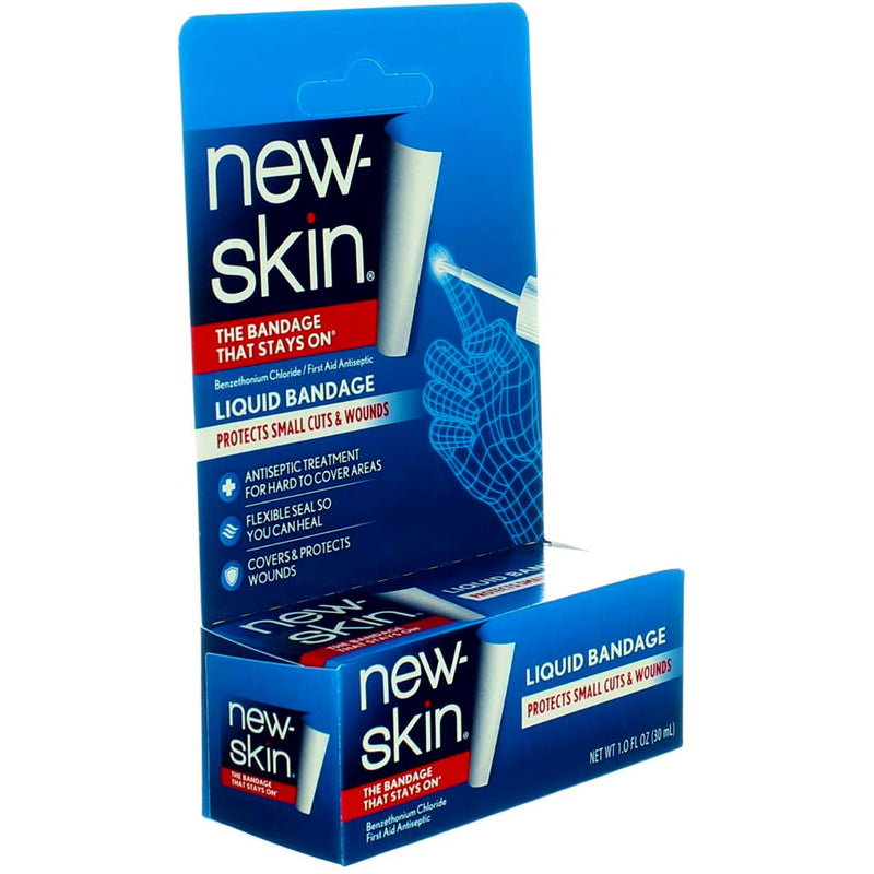 [Australia - AusPower] - New-Skin Liquid Bandage, Waterproof Bandage for Scrapes and Minor Cuts, 1 fl oz (Pack of 5) 