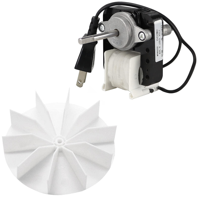 [Australia - AusPower] - Universal Bathroom Vent Fan Motor Replacement Electric Motors Kit SM550 Compatible with Nutone Broan Replaces C01575,65100 50 CFM, 120V 