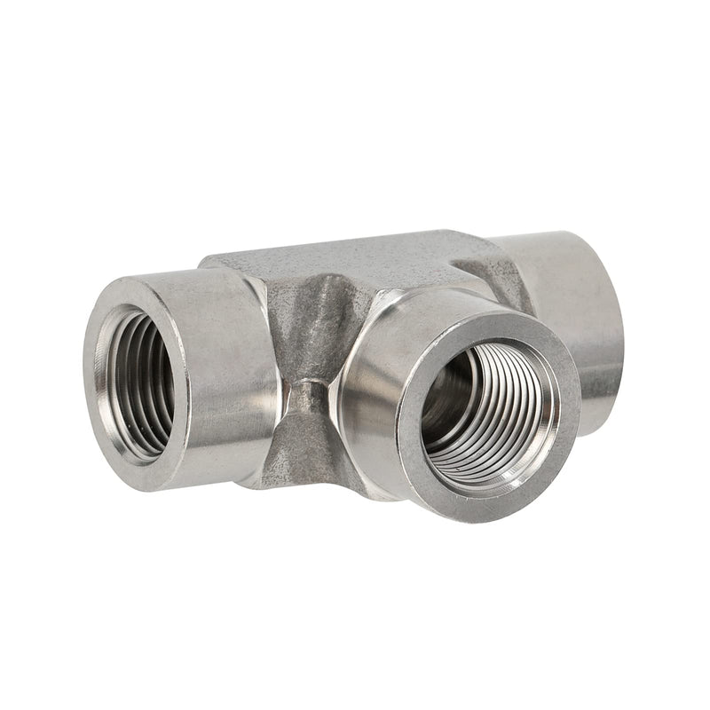 [Australia - AusPower] - Metalwork 316 Stainless Steel Pipe Fitting, Forged Tee, 1/4" NPT Female x 1/4" NPT Female x 1/4" NPT Female 2000psi Lead Free (1 Pc) 1/4" x 1/4" x 1/4" 1 Pc 