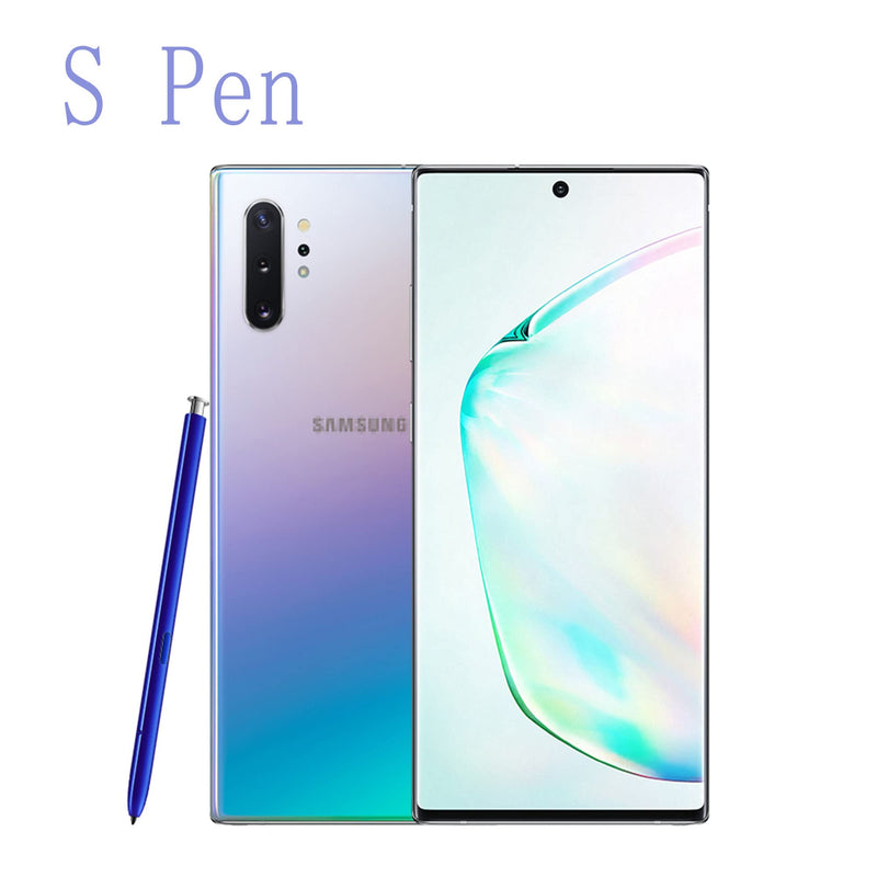 [Australia - AusPower] - 2 Pack Galaxy Note 10 Pen Stylus Touch S Pen Replacement（No Bluetooth） for Samsung Galaxy Note 10 / Note 10+ (Aura Glow Silver) 