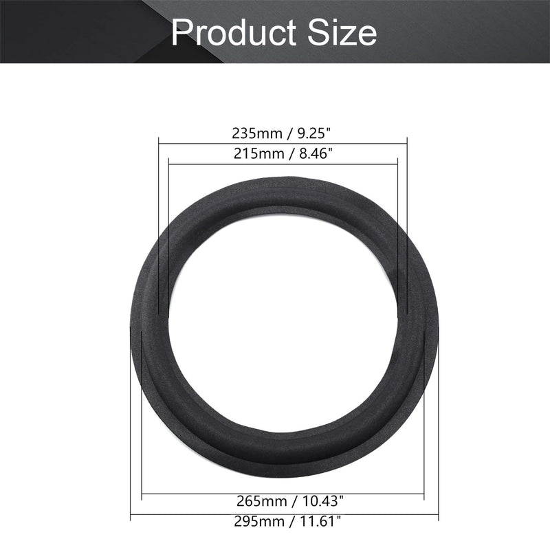 [Australia - AusPower] - Fielect 12 Inch Speaker Foam Edge Surround Rings Replacement Parts for Speaker Repair or DIY 4pcs 12 Inch 4pcs 