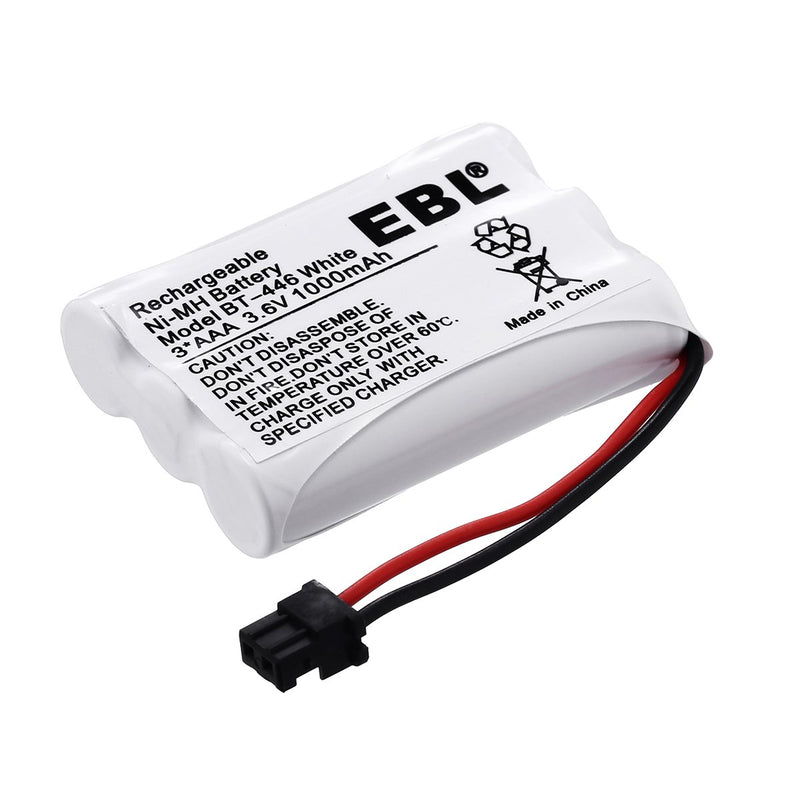 [Australia - AusPower] - EBL BT-446 Rechargeable Cordless Phone Replacement Batteries for BT-446, BT-1005 BT1005, 3.6V 1000mAh NiMH (Pack of 3) 