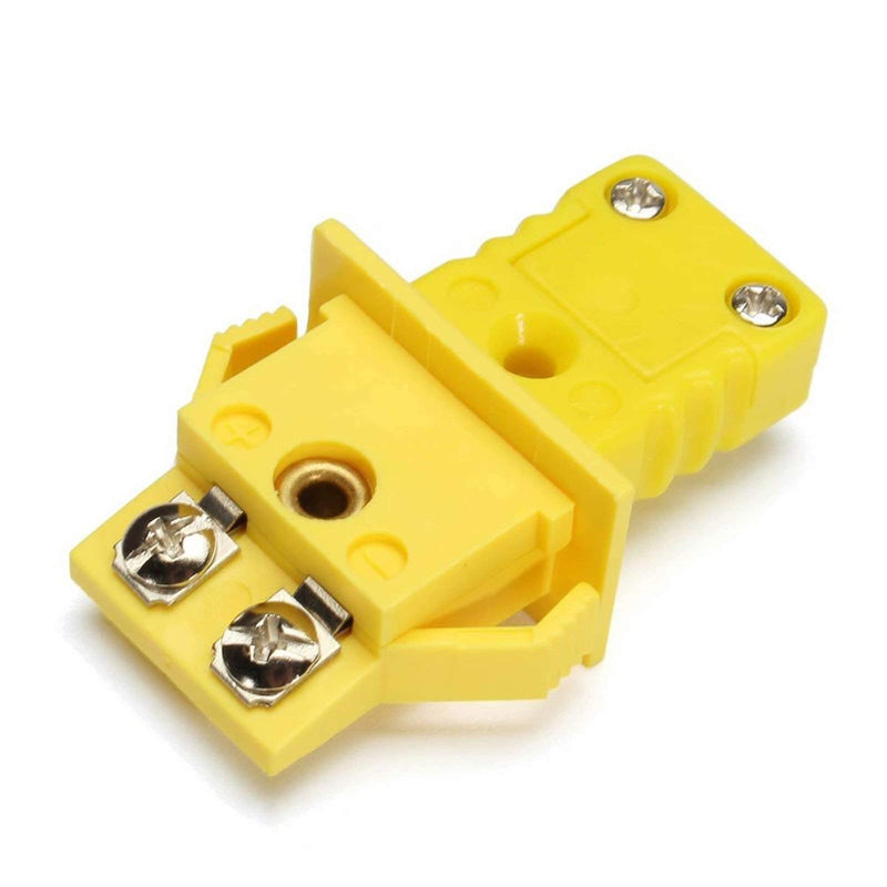 [Australia - AusPower] - SeaISee K-Type Panel Mount Thermocouple Miniature Socket and Plug Connector(Yellow) 