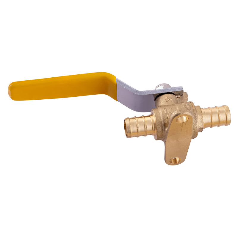 [Australia - AusPower] - (Pack of 5) EFIELD 1/2 Inch Pex Brass Full Port Shut-off Ball Valve with Drop-ear, Lead Free Brass UPC Certified 
