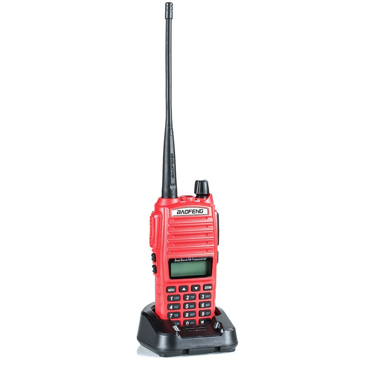 [Australia - AusPower] - BaoFeng UV-82HP (RED) High Power Dual Band Radio: 136-174mhz (VHF) 400-520mhz (UHF) Amateur (Ham) Portable Two-Way Red 