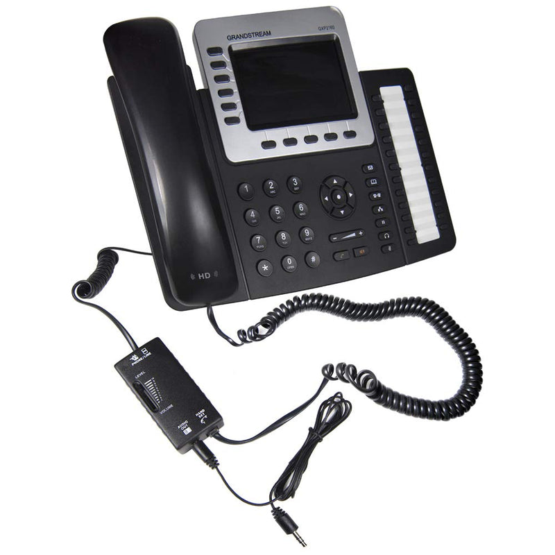 [Australia - AusPower] - ECS Telephone Recorder Adapter for Landline | 3.5mm Adapter only | Telephone Splitter | Executive Landline Audio Recorder 