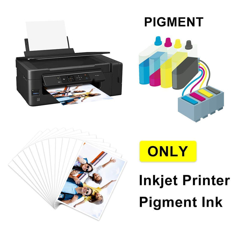 [Australia - AusPower] - Water Slide Decal Paper Inkjet 20 Sheets A4 Size Premium Water Slide Transfer Paper Clear Transparent Printable Waterslide Paper for Tumblers, Mugs, Glasses DIY Clear / Inkjet 