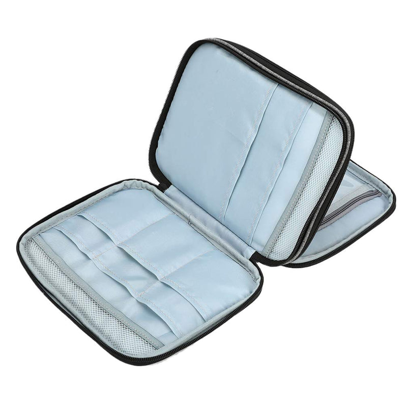 [Australia - AusPower] - Healifty Circular Knitting Needles Organizer Case Crochet Hooks and Knitting Accessories Zipper Bag Easy to Carry for DIY Crafts without Accessory 