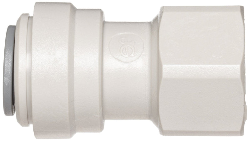 [Australia - AusPower] - John Guest Acetal Copolymer Tube Fitting, Flat End Adaptor, 3/8" Tube OD x 1/2" BSP Female (Pack of 10) 