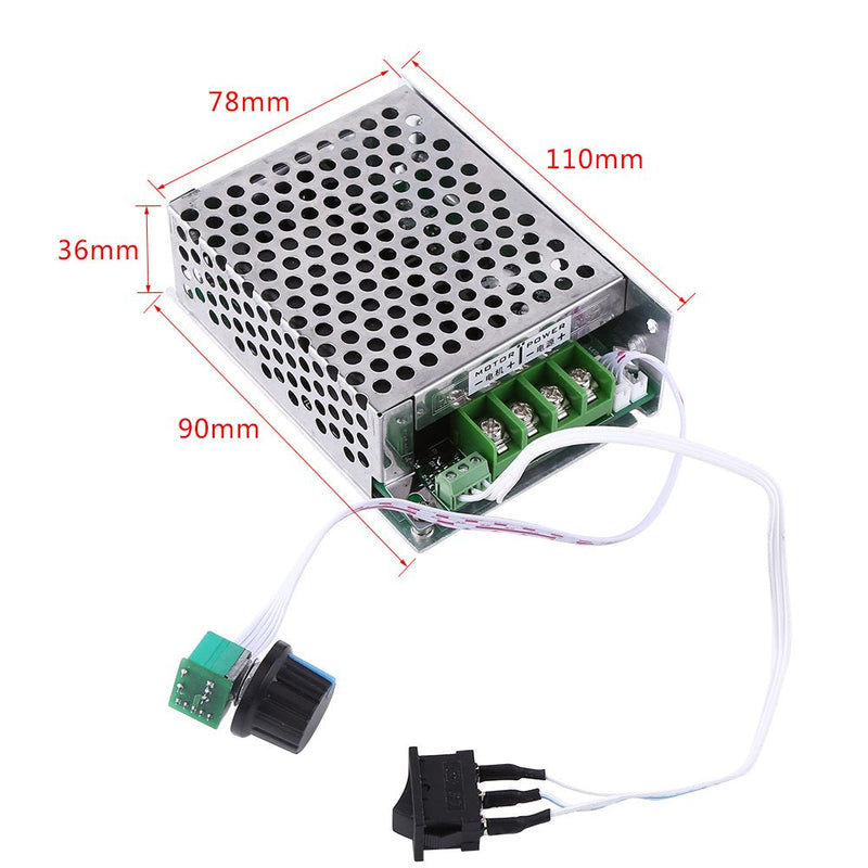 [Australia - AusPower] - DC PWM Motor Controller Reversible 12V 24V 36V 40A High Power Motor Speed Controller Switch CCM6Ds-B 