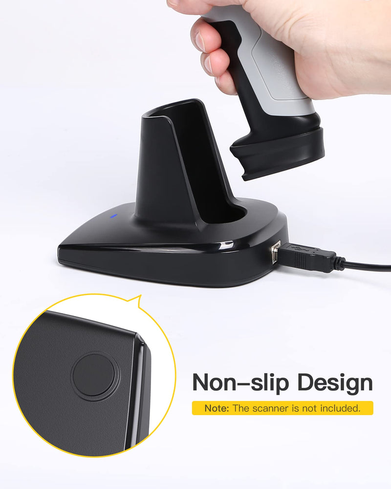 [Australia - AusPower] - Inateck Barcode Scanner Charging Base, Easy to Use, Suitable for BCST-60, BCST-70, BCST-73, P6 and P7, Scanner Not Included 