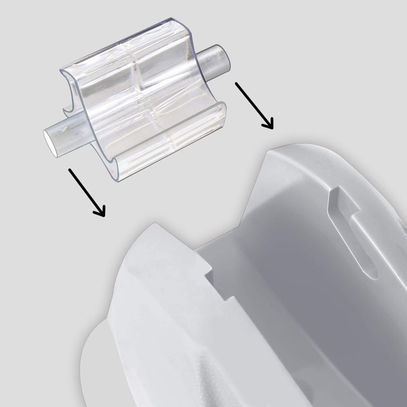 [Australia - AusPower] - Acrimet Premium Desktop Tape Dispenser Non-Skid Base (Heavy Duty) (White Color) 