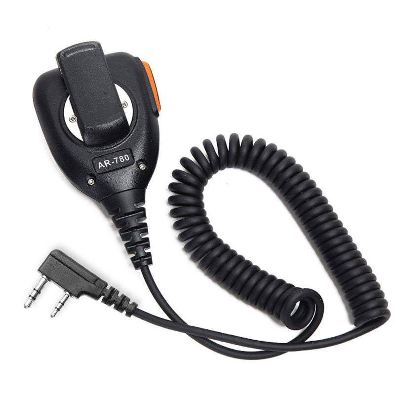 [Australia - AusPower] - ABBREE AR-780 Two Way Radio Rainproof Handheld Speaker Mic Microphone(Upgrade of BF-S112), Remote Shoulder Mic for GMRS Radio Baofeng UV-5R BF-F8HP UV-5RX3 UV-5X3,GM-15PRO,BF-888S UV-9S Ham Radio for UV-5R 