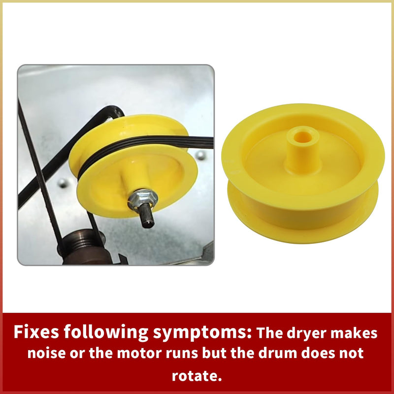 [Australia - AusPower] - WE12X83 Dryer Idler Pulley Wheel Replacement Part Compatible with GE Dryers Replaces for WE12M8 PS265721 275158 AP2043227 WE12X0083 