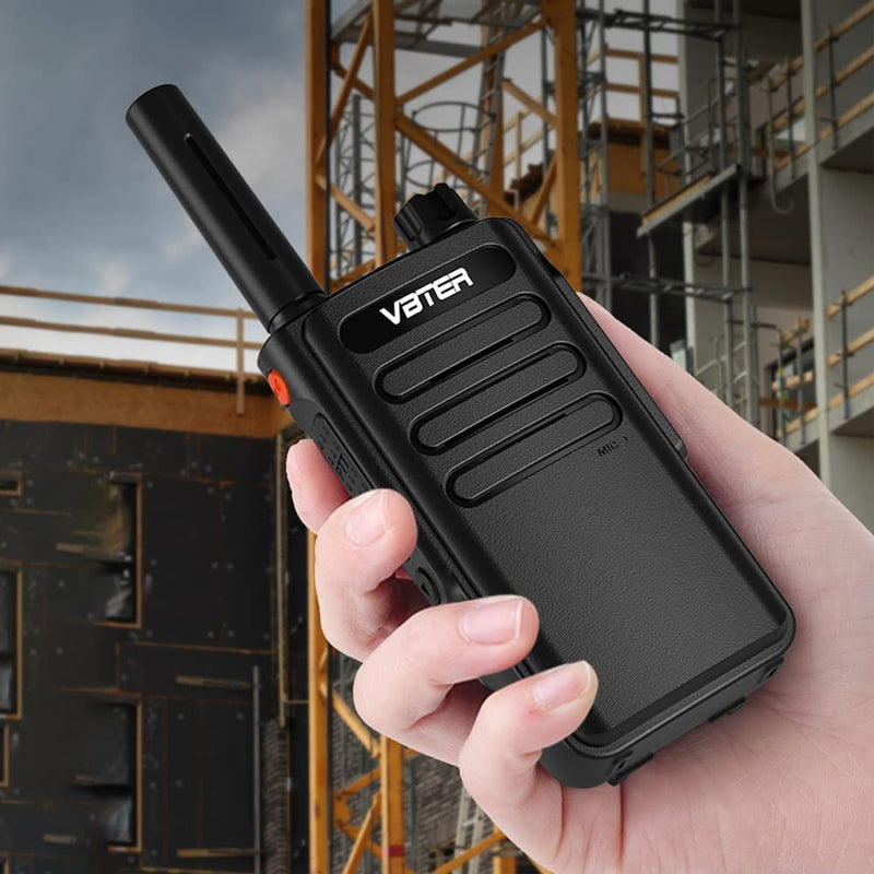 [Australia - AusPower] - VBTER WBT-V7 Walkie-Talkies for Adults,Emergency Flashlight 16CH Hand Free Rechargeable Two-Way Radios (2 Packs) 