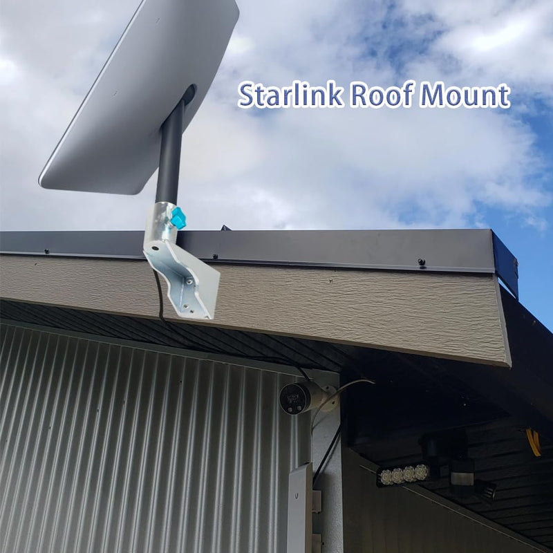 [Australia - AusPower] - Aspotify Short Wall Mount for Starlink Mount, for Starlink Mounting Kit, for Starlink Roof Mount, for Starlink Mounting Bracket Hardware, for Starlink Accessories, for Starlink Gen 2 Mount 
