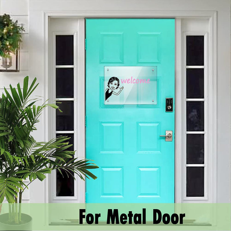 [Australia - AusPower] - Acrylic Note Board Refrigerator Dry Erase Board Magnetic Clear 15”x11" Includes 4 Dry Erase Markers 