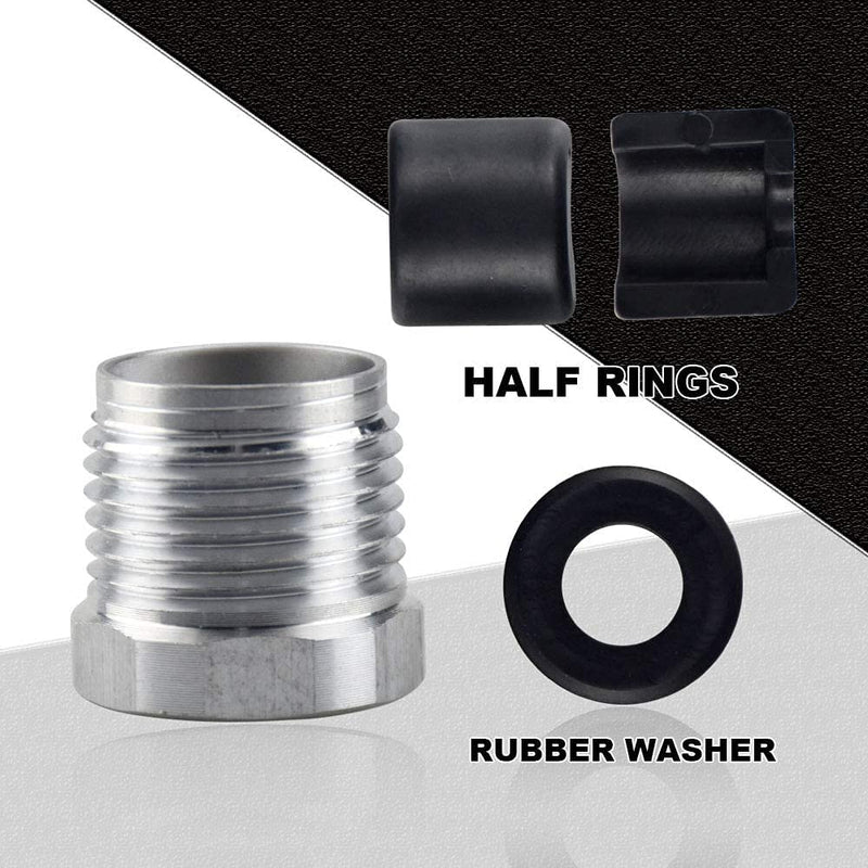 [Australia - AusPower] - Huthbrother 2 Set 277001729 277001527 Steering Reverse Aluminum Cable Lock Nut Kit, Compatible with Sea Doo 293830063 277000055 211100009 