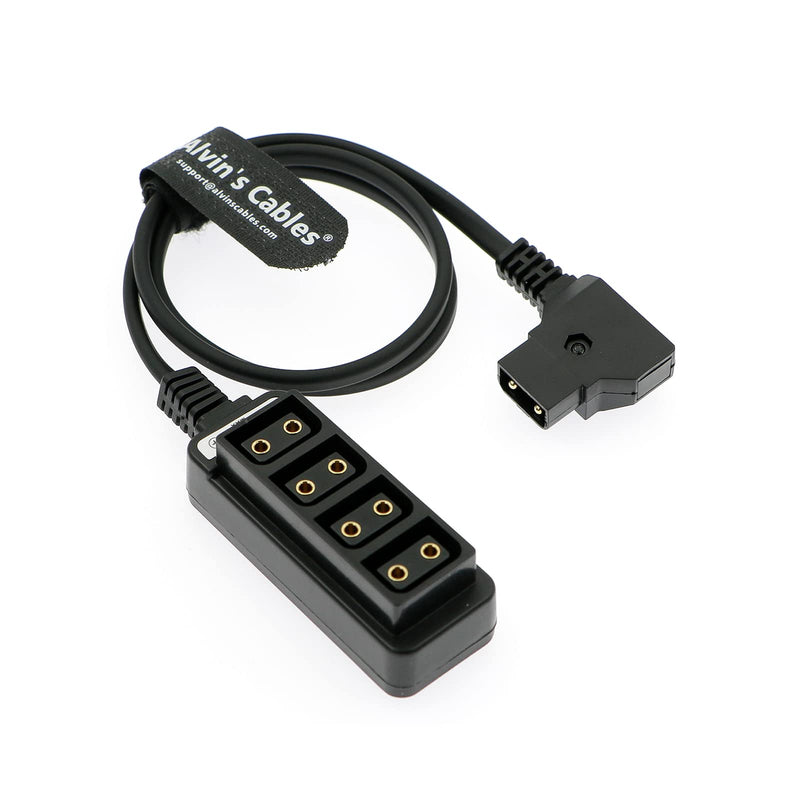 [Australia - AusPower] - Alvin's Cables D-tap Splitter Cable D-tap Male to 4 Port Dtap Female Power Supply for V-Mount Camera Battery P-tap Power Hub 60cm| 23.6inches 60cm/23.6in 1 to 4 