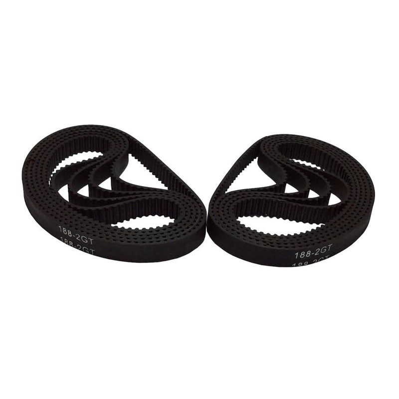 [Australia - AusPower] - BEMONOC 188-2GT-6 Rubber Timing Belt L=188mm W=6mm 94 Teeth in Closed Loop Pack of 10pcs 