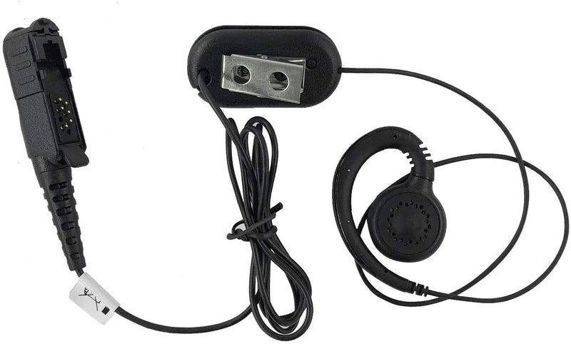 [Australia - AusPower] - Amasu Walkie Talkie G Shape EarHook Single Wire Radio Earpiece Surveillance Headset HKLN4436A CLP PTT Compatible with Motorola XPR3000e XPR3000 XPR3300 XPR3500 