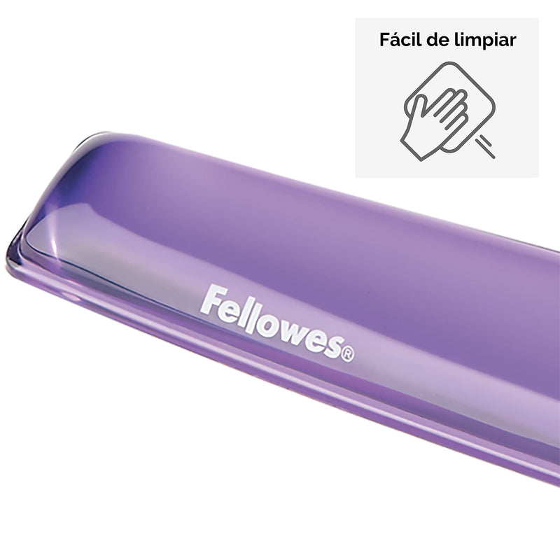[Australia - AusPower] - Fellowes Gel Crystals Wrist Rest, Purple (91437) 