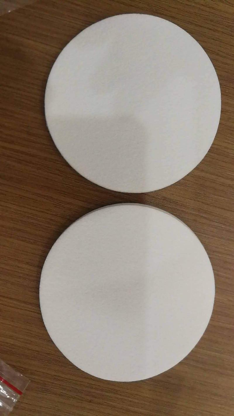 [Australia - AusPower] - 12 Synthetic Filter Discs 90mm for a Buchner Funnel and Cut Them fit"Wide Mouth" Size Used for Mushroom Cultivation 12 