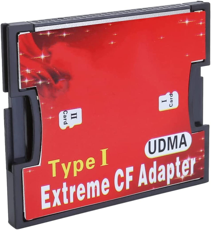 [Australia - AusPower] - QUMOX Dual Port Micro SD/SDXC TF to Compact Flash CF Type 1 Memory Card Reader Adapter MicroSDx2-CF 