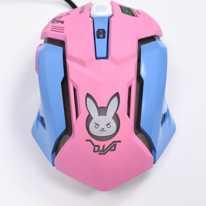 [Australia - AusPower] - OW Mouse Breathing LED Backlit Gaming Mouse Genji Reaper Wired USB Computer Mouse for PC& Mac E-Sports Gamers 