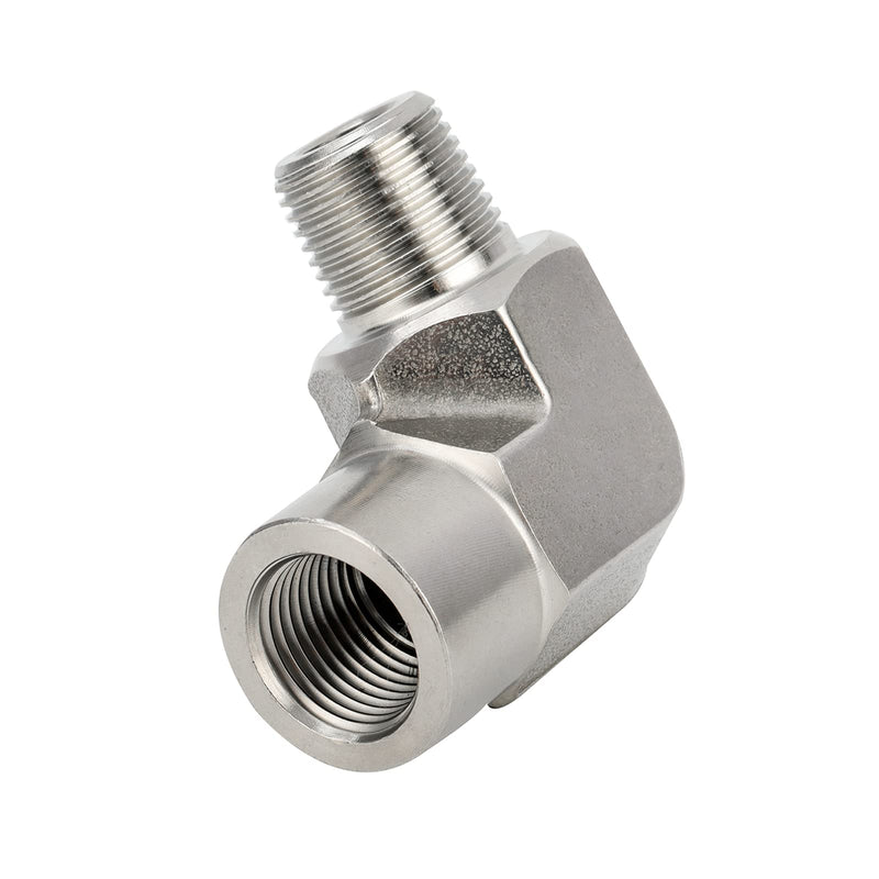 [Australia - AusPower] - Metalwork 304 Stainless Steel Forged Pipe Fitting, 90 Degree Street Elbow, 3/8" NPT Female x 3/8" NPT Male, 2000psi, 1 Pc 3/8" Mnpt x 3/8" Fnpt Female x Male 