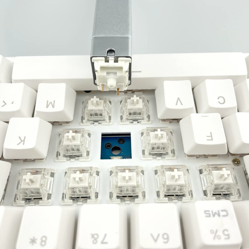 [Australia - AusPower] - Gateron G White Clear Pro Switches Pre-lubed 3pin RGB SMD Linear for Gaming Mechanical Keyboard (108pcs, Clear) 108 PCS 
