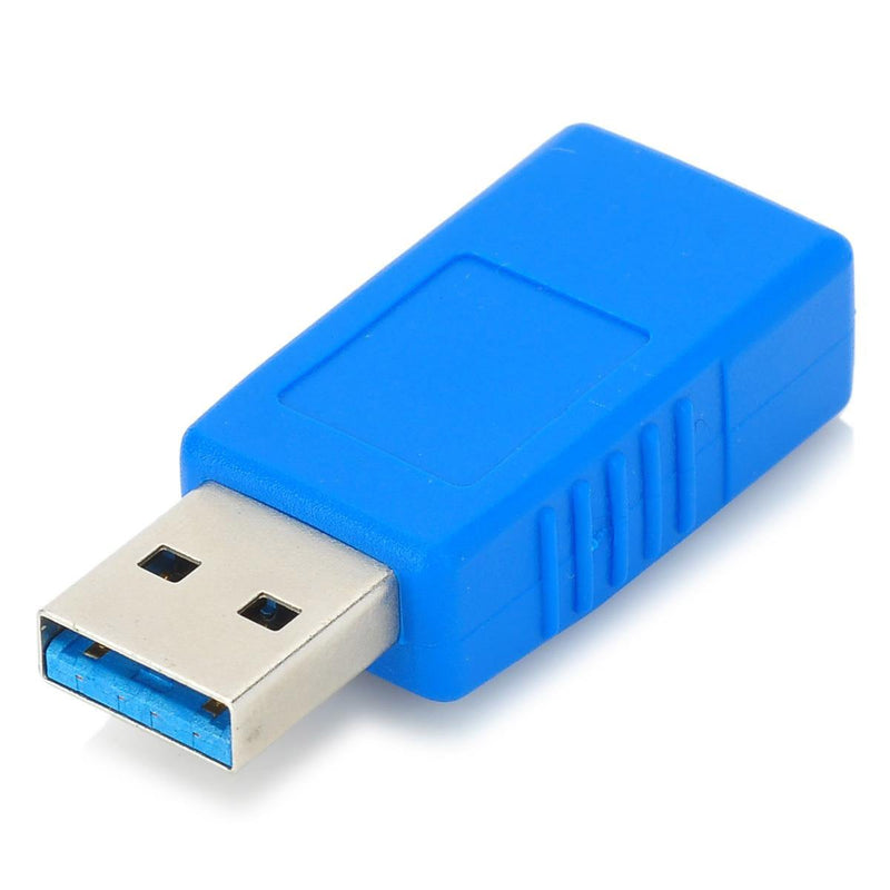 [Australia - AusPower] - Conwork 2-Pack High-Speed USB 3.0 Male to Female Coupler Type A Extender Connection Adapter 